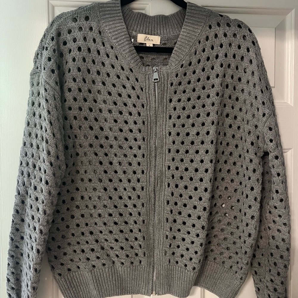 Elan Aster  Sweater cardigan gray/large